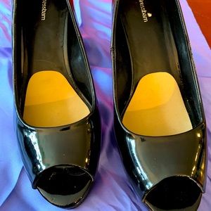 Peekaboo comfortable dress barn pumps